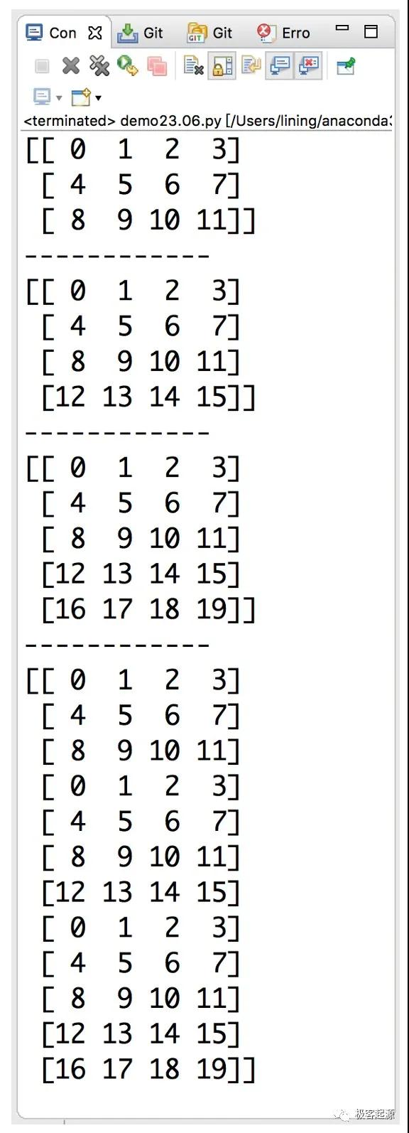 【Python科学计算】使用NumPy水平组合数组和垂直组合数组