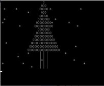 C语言设计一个闪闪的圣诞树