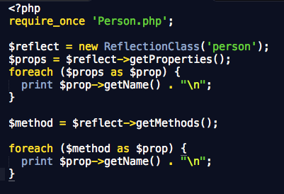 浅谈PHP的反射API
