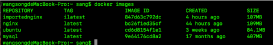 Docker镜像管理常用操作代码示例