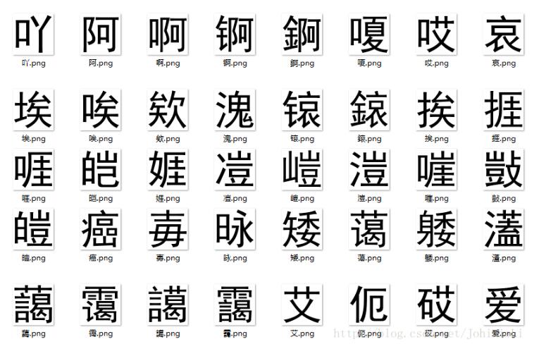 对Python生成汉字字库文字,以及转换为文字图片的实例详解