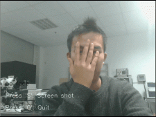 Python3利用Dlib实现摄像头实时人脸检测和平铺显示示例