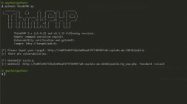 python3编写ThinkPHP命令执行Getshell的方法