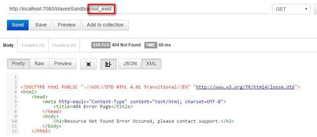 详解如何让Spring MVC显示自定义的404 Not Found页面