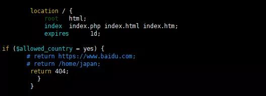 用Nginx禁止国外IP访问我的网站...