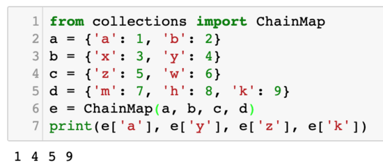在Python中合并字典模块ChainMap的隐藏坑【推荐】
