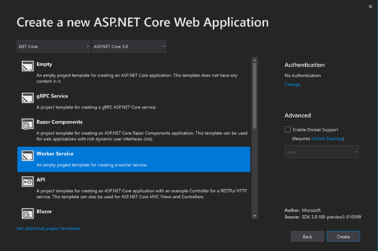 使用.NET Core3.0创建一个Windows服务的方法