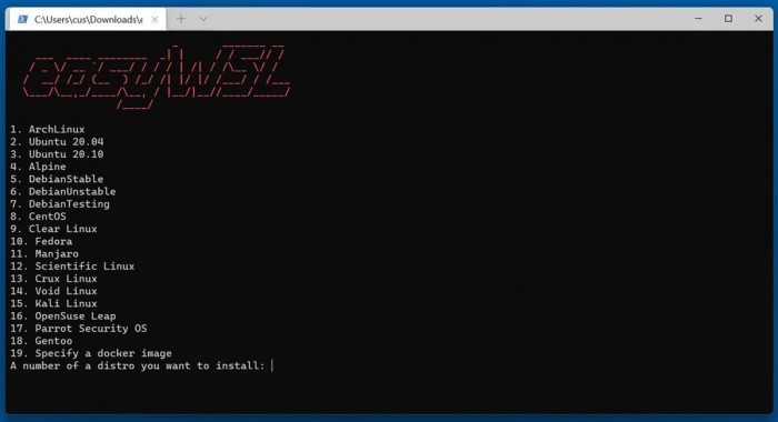 EasyWSL：将几乎所有Linux Docker镜像转换为支持WSL的版本