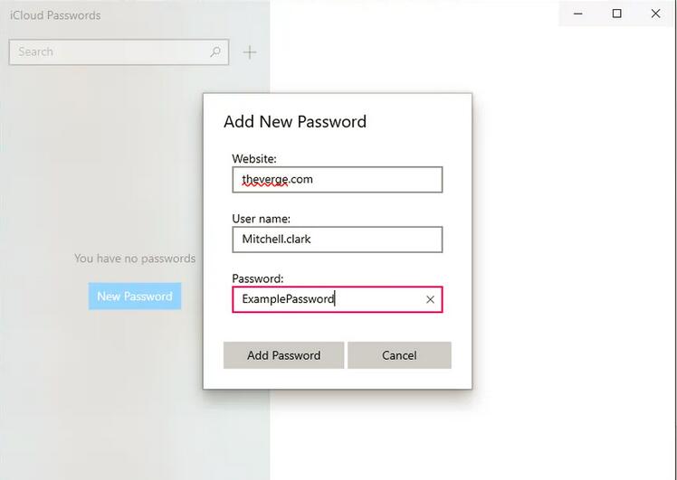 Windows端iCloud更新：新增iCloud Keychain密码管理应用