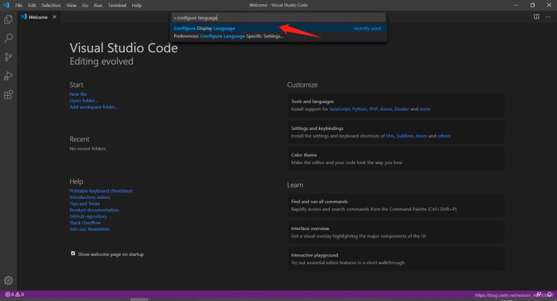 VSCode (Visual Studio Code) V1.43.0下载并设置成中文语言的方法