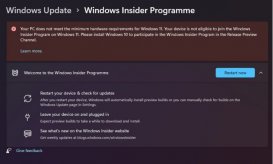 不符合升级条件的Insider设备仍可获得Windows 11累积更新