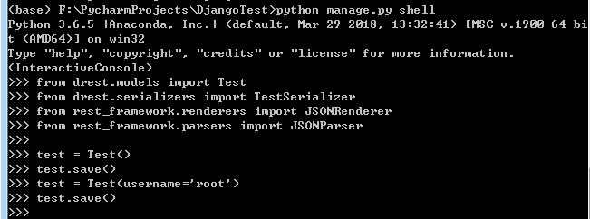 Python3+PyCharm+Django+Django REST framework配置与简单开发教程