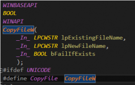 C++中CopyFile和MoveFile函数使用区别的示例分析