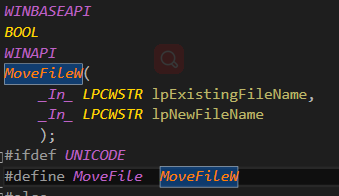 C++中CopyFile和MoveFile函数使用区别的示例分析