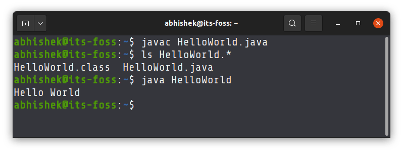 如何在 Ubuntu 中运行 Java 程序