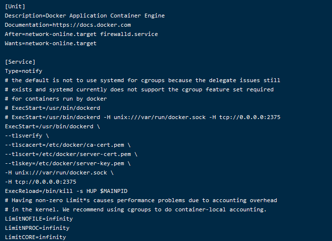 Docker开启TLS和CA认证的方法步骤