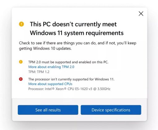 微软正式推出Windows 11 PC健康检查工具 看你的设备是否兼容