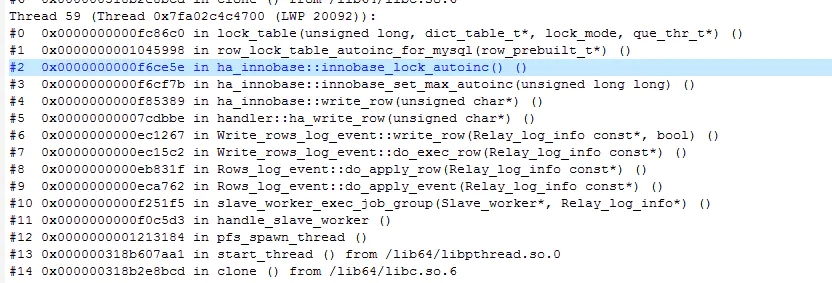 MySQL slave 延迟一列 外键检查和自增加锁
