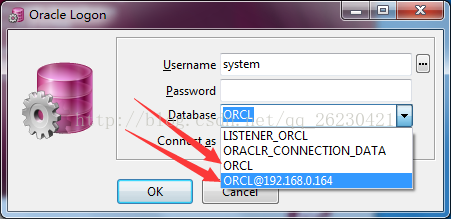 PLSQL连接本地oracle或远程oracle数据库实现随意切换功能