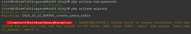 解决Laravel5.x的php artisan migrate数据库迁移创建操作报错SQLSTATE[42000]