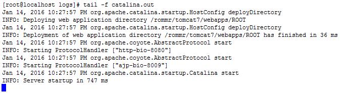 图解linux安装tomcat（附常用命令）