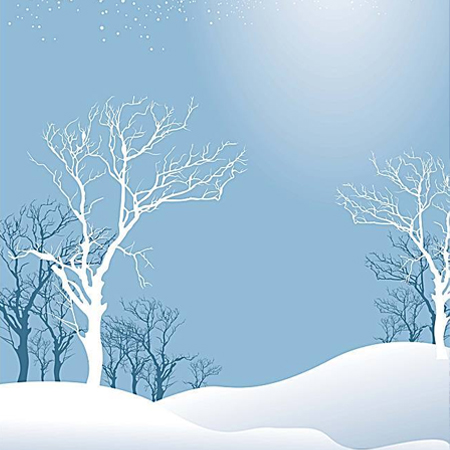 超级唯美的又很好看的下雪背景图 月色和雪色之间你是第三种绝色