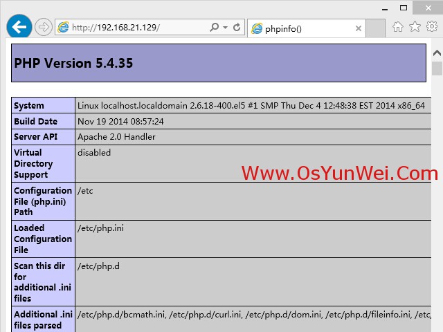 CentOS 5.11服务器安装配置LAMP服务器(Apache+PHP5+MySQL)