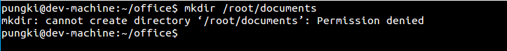 在Linux下用 mkdir 命令来创建目录和子目录的用法
