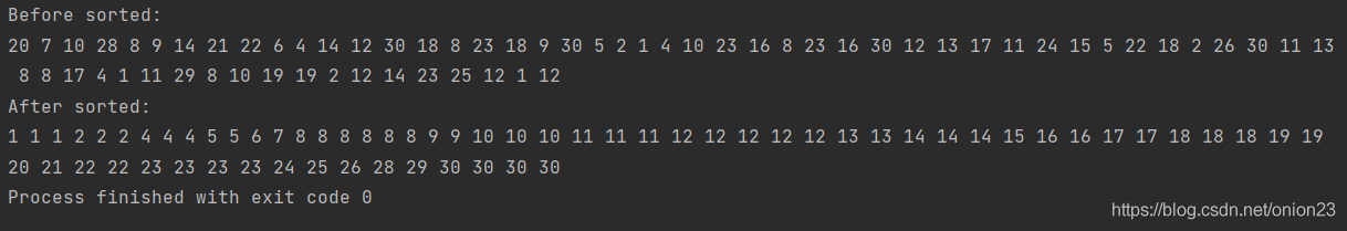 C++ 实现桶排序的示例代码