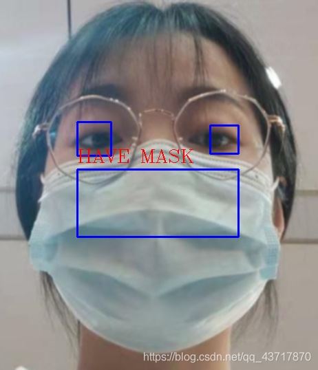 python基于Opencv实现人脸口罩检测