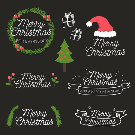 2021圣诞节快乐祝福英文图片 把铃铛挂在圣诞树上把你挂在我心上