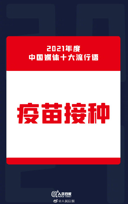 2021年中国媒体十大流行语公布 建党百年位列2021媒体十大流行语第一
