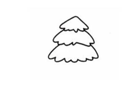 手机上画圣诞树步骤 手绘圣诞树简笔画画法