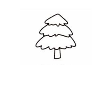 手机上画圣诞树步骤 手绘圣诞树简笔画画法