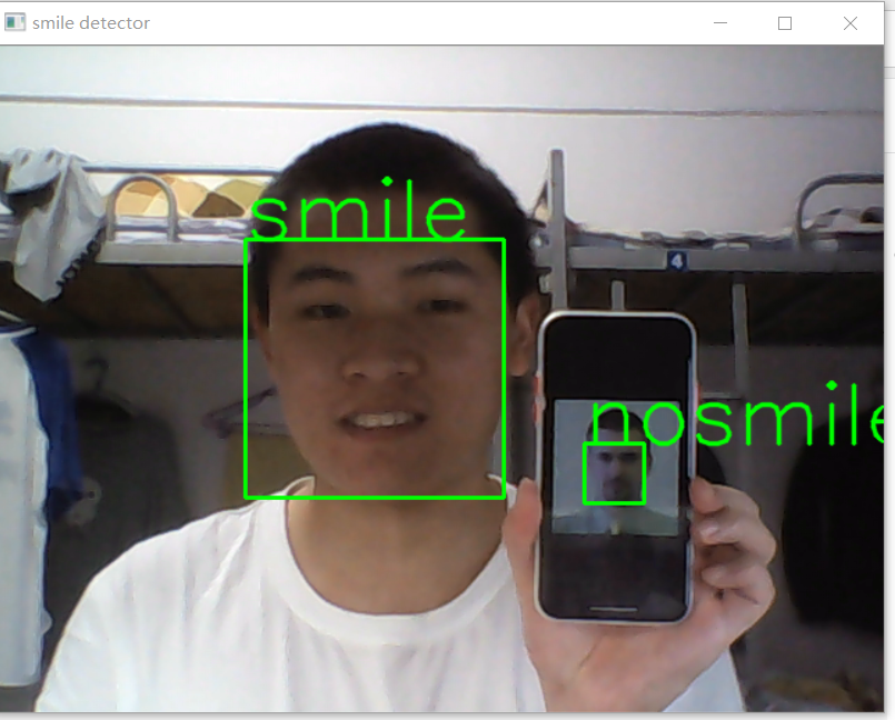 Python实现笑脸检测+人脸口罩检测功能