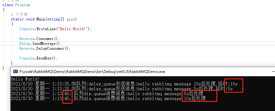 运用.NetCore实例讲解RabbitMQ死信队列,延时队列