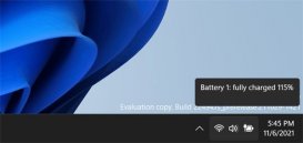Windows 11诡异Bug：电池居然充到115% 直接爆表