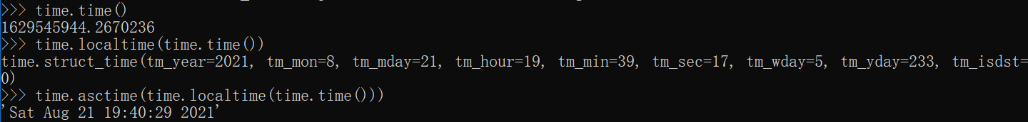 Python time.time()方法