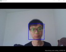 基于python+opencv调用电脑摄像头实现实时人脸眼睛以及微笑识别
