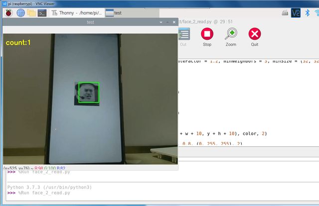 Python摸鱼神器之利用树莓派opencv人脸识别自动控制电脑显示桌面