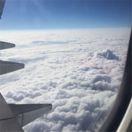 飞机上的风景图片高清又舒心 如果下次遇见你希望是在晴天里