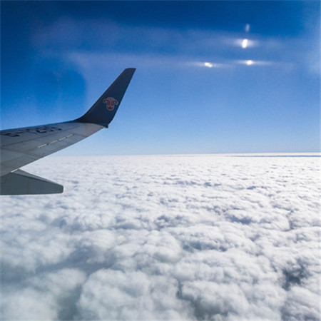 飞机上的风景图片高清又舒心 如果下次遇见你希望是在晴天里