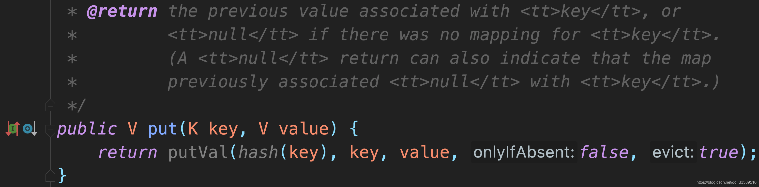 理解HashSet里为什么value不是null