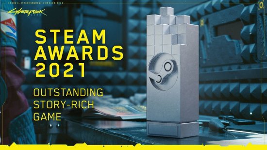 《赛博朋克2077》获Steam杰出剧情游戏奖 CDPR发文致谢玩家