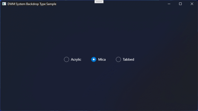 微软 Windows 11 全新模糊效果曝光：名为 Tabbed，比亚克力、云母颜色更深