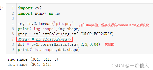 Python中OpenCV图像特征和harris角点检测