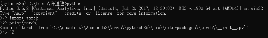 Win10操作系统中PyTorch虚拟环境配置+PyCharm配置