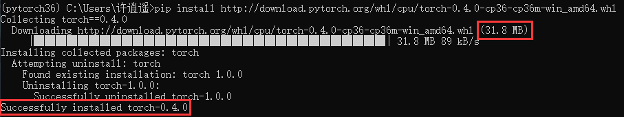 Win10操作系统中PyTorch虚拟环境配置+PyCharm配置