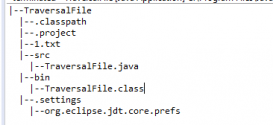 Java 递归遍历实现linux tree命令方式