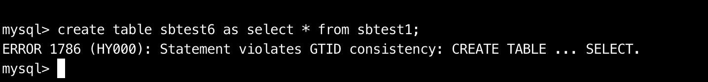 MySQL在线开启或禁用GTID模式